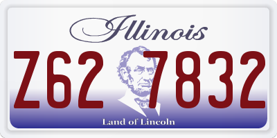 IL license plate Z627832