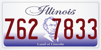 IL license plate Z627833