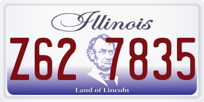 IL license plate Z627835