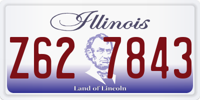 IL license plate Z627843