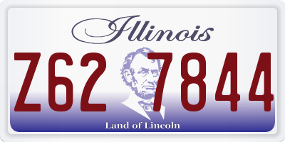 IL license plate Z627844