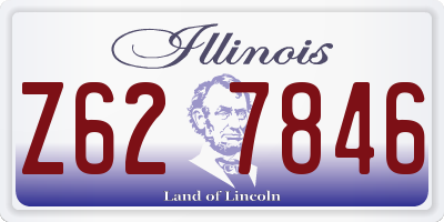 IL license plate Z627846