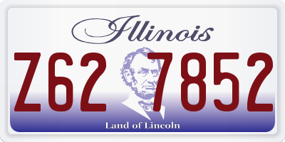 IL license plate Z627852