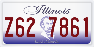 IL license plate Z627861