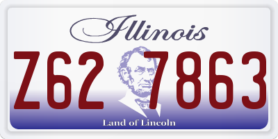 IL license plate Z627863