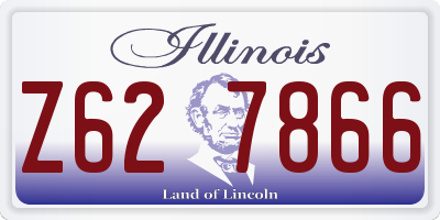 IL license plate Z627866