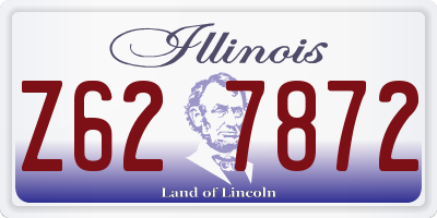 IL license plate Z627872