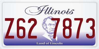 IL license plate Z627873