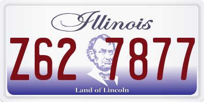 IL license plate Z627877