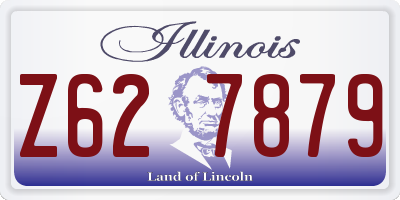 IL license plate Z627879