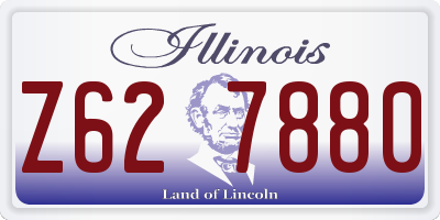 IL license plate Z627880