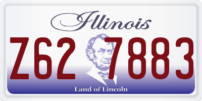 IL license plate Z627883