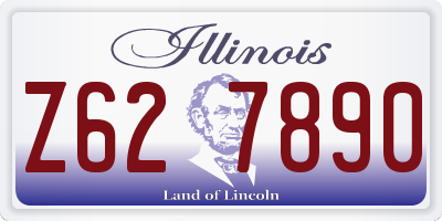 IL license plate Z627890