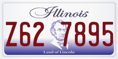 IL license plate Z627895