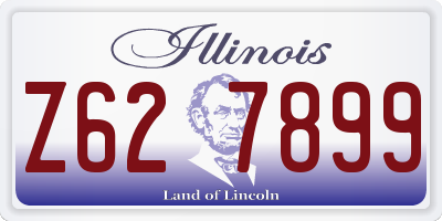 IL license plate Z627899