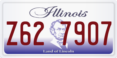 IL license plate Z627907