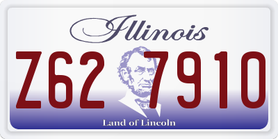 IL license plate Z627910