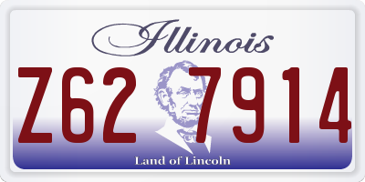 IL license plate Z627914