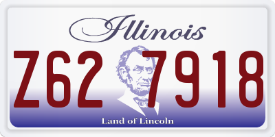 IL license plate Z627918