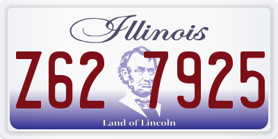 IL license plate Z627925