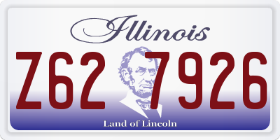 IL license plate Z627926