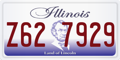 IL license plate Z627929