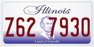 IL license plate Z627930