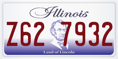 IL license plate Z627932
