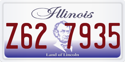 IL license plate Z627935