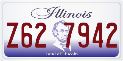 IL license plate Z627942