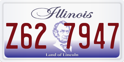 IL license plate Z627947