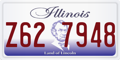 IL license plate Z627948