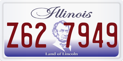 IL license plate Z627949