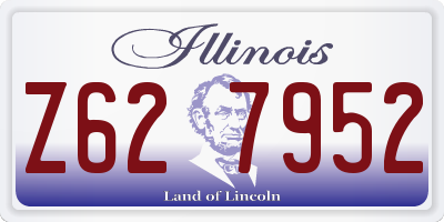 IL license plate Z627952