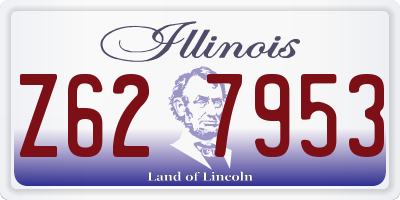 IL license plate Z627953