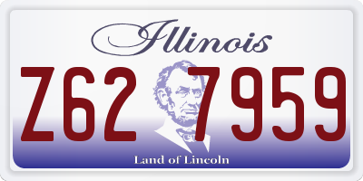 IL license plate Z627959