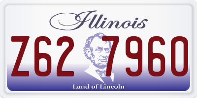 IL license plate Z627960