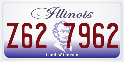IL license plate Z627962