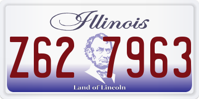 IL license plate Z627963