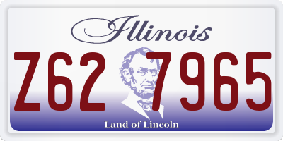 IL license plate Z627965