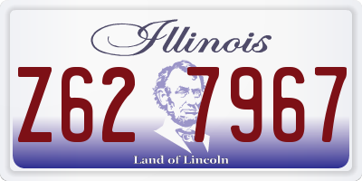IL license plate Z627967