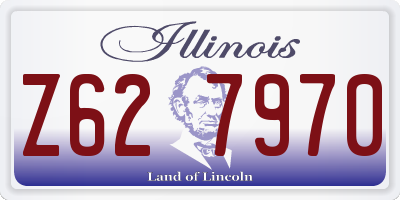 IL license plate Z627970