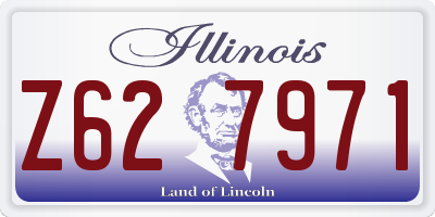 IL license plate Z627971