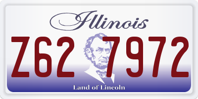 IL license plate Z627972