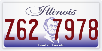IL license plate Z627978