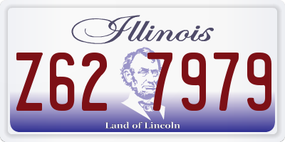 IL license plate Z627979
