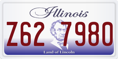 IL license plate Z627980