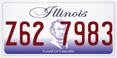 IL license plate Z627983