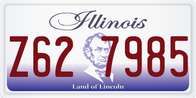 IL license plate Z627985