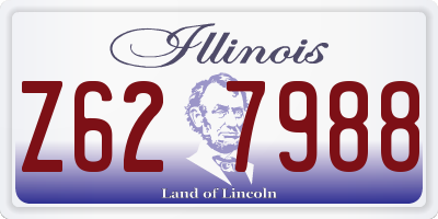 IL license plate Z627988